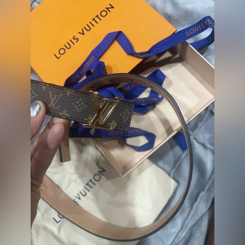 AUTHENTIC Louis Vuitton Belt M9781X MINI 25MM